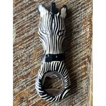 Handmade Bottle opener Zebra