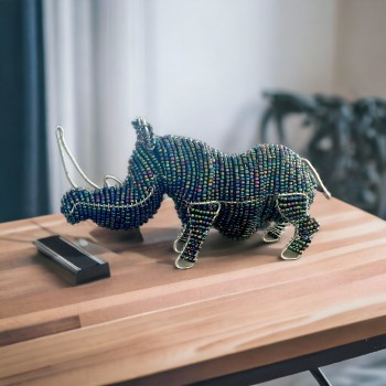 Beaded Rhino - Custom Made...