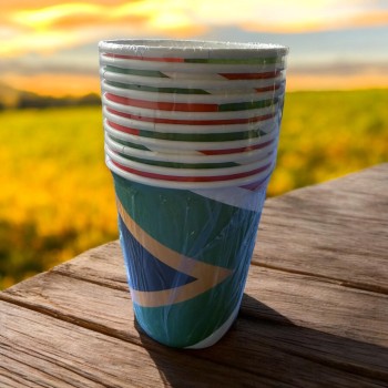 SA FLAG Paper Cups ( Pack...