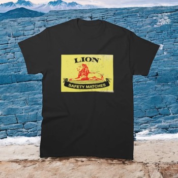 Lion Matches T shirt Men -...