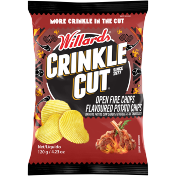 Willards Crinkle Cut -Open...