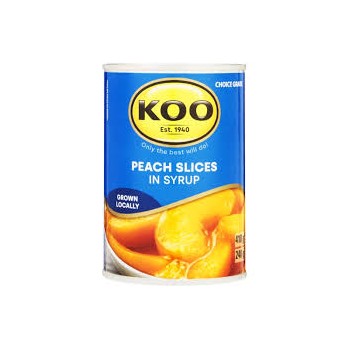 Koo Peach Slices In Syrup 410g