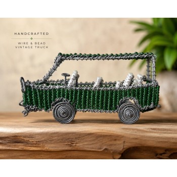Beaded Wire Taxi (green) (...