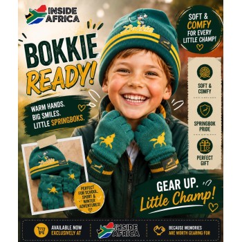 Springboks Beanie and Glove...